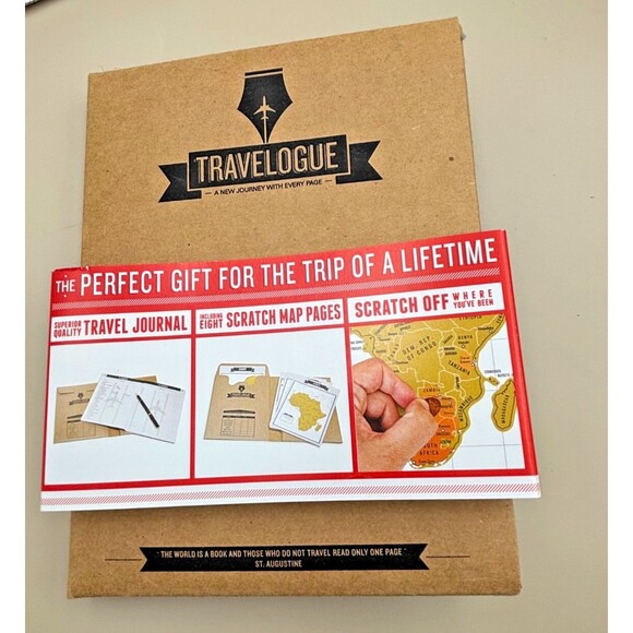 Travel Journal by Knock Knock + Frommer's 100 Best Packing Tips + Travelogue Map - Picture 5 of 16